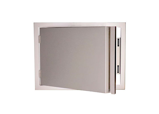 Island Single Stainless Steel Outdoor Kitchen Access Doors Bbq Build In