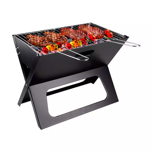 Stainless Steel Portable Folding Charcoal Bbq Grill Portable Mini X Shape Table 17.7"